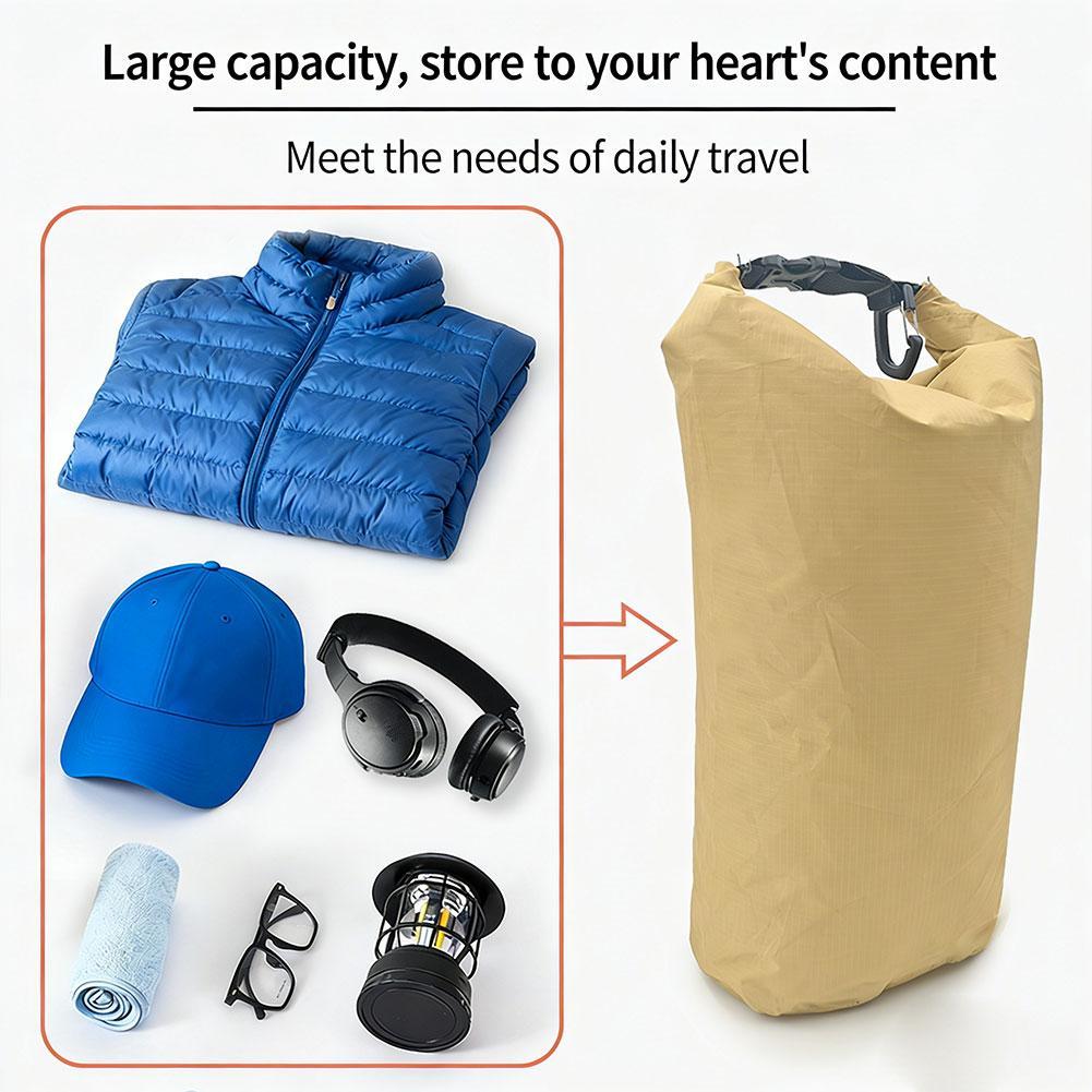 Outdoor Adventure Kayak - 防水ドライバッグ 超軽量 大容量収納バッグ ロールトップ開閉式 アウトドアアドベンチャー、カヤック、ボートに最適