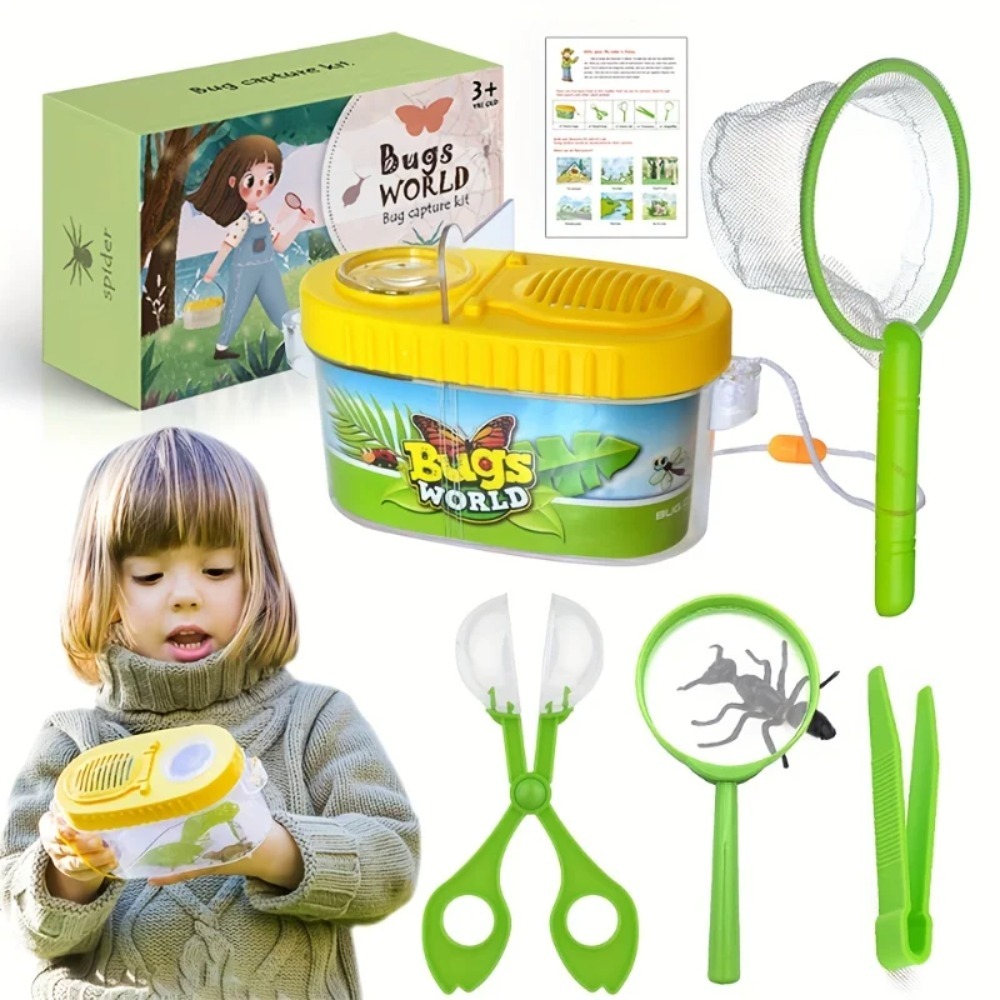 Outdoor Adventure Kit For Kids - キッズエクスプローラーキット、アウトドアアドベンチャーキャンプキット&バグキャッチャーキット、教育自然探検おもちゃギフト男の子&女の子向け
