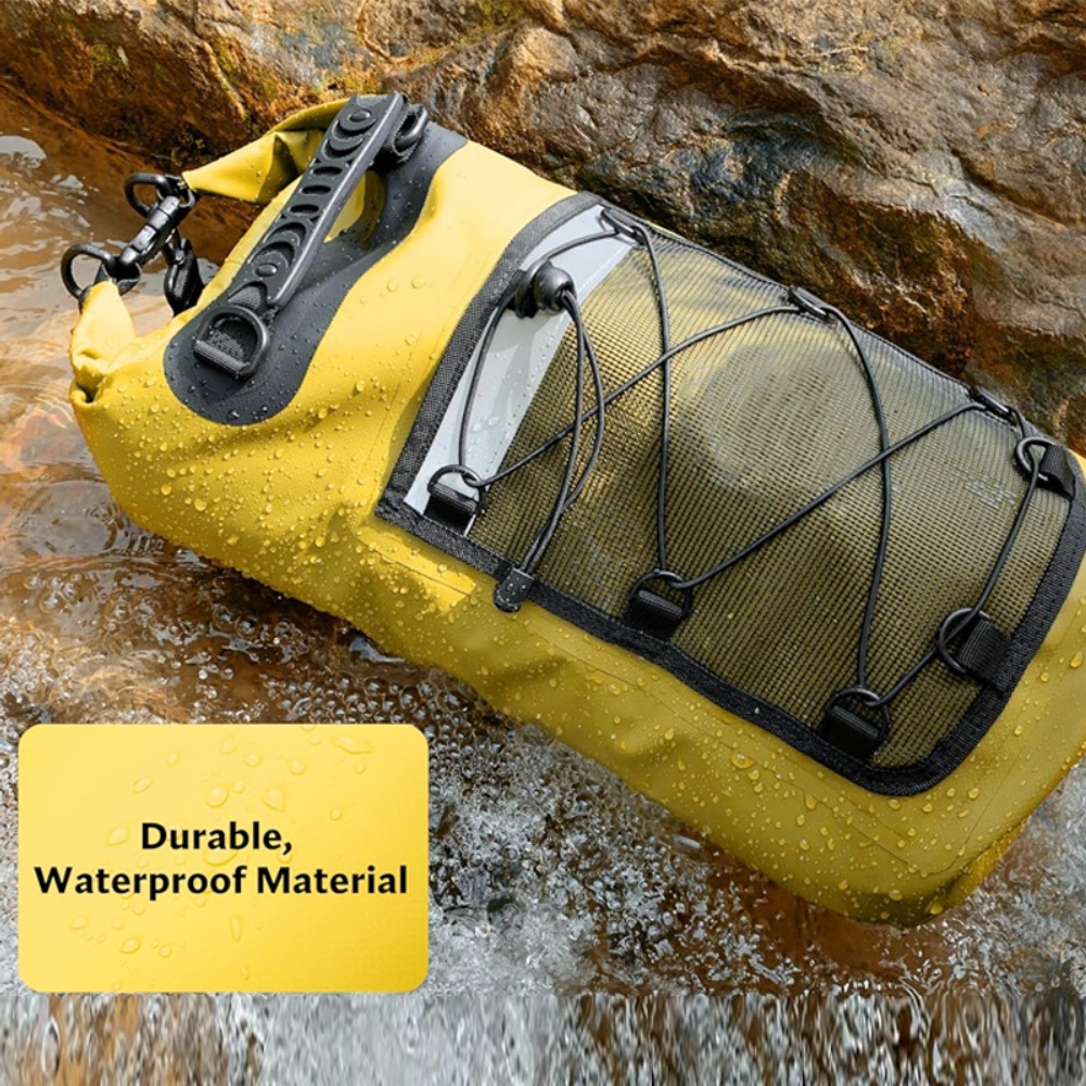 Outdoor Adventure Kayak - 防水500D PVCメッシュドライバッグ、カヤック、ハイキング、水泳、ビーチ、キャンプなどのアウトドアアクティビティに最適