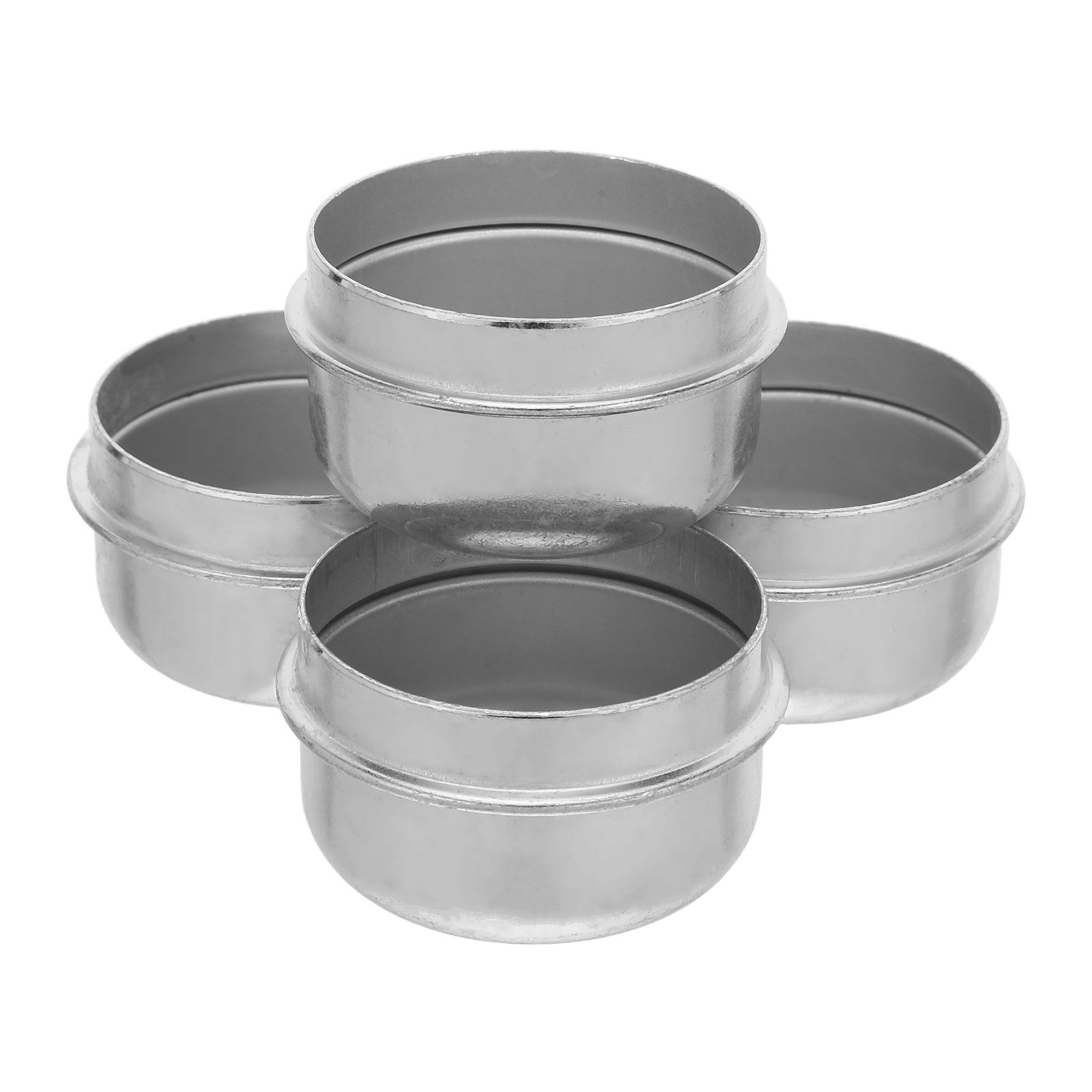 Outdoor Adventure Hub - 4個入りトレーラーハブダストキャップ 50mm 高強度金属製ホイールベアリングプロテクター ユニバーサルフィット トレーラー牽引 アウトドアアドベンチャー用