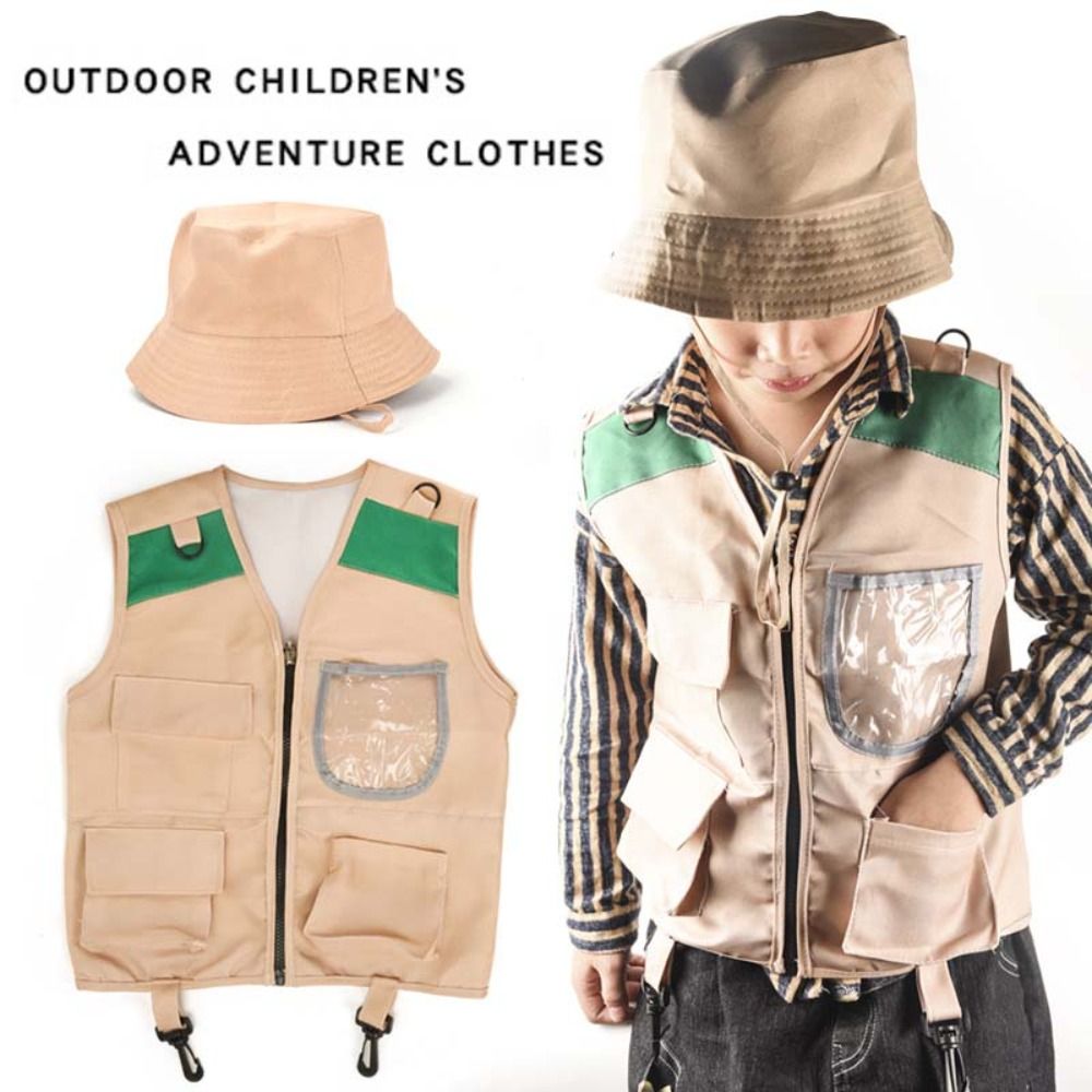夏服子供用エクスプローラーベストツール服ファッションベストア - Outdoor Adventure Kit For Kids のレビューと価格