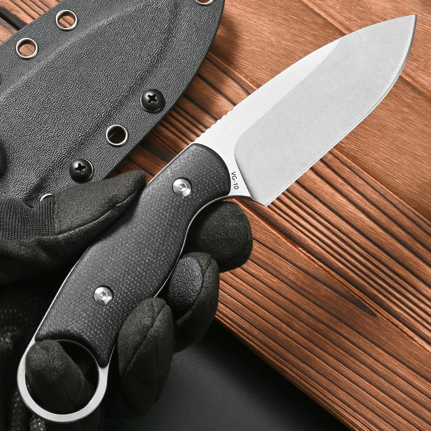 Eafengrow FF116 固定刃ナイフ VG10 スチ - Survival Knife Full Tang のレビューと価格