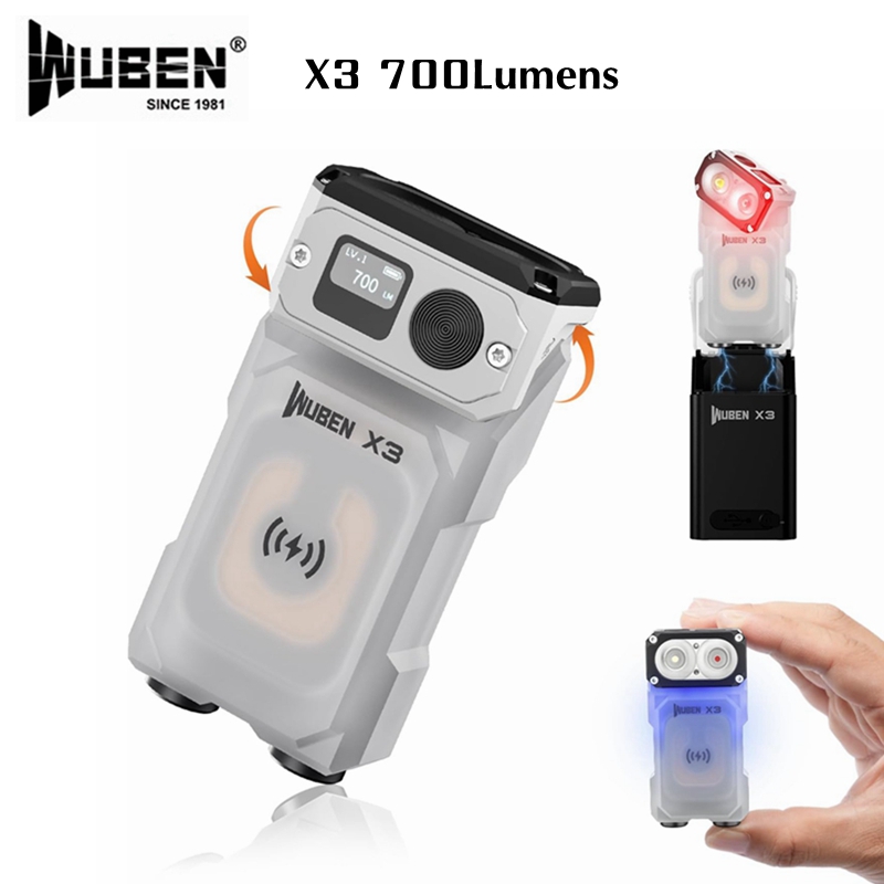 WUBEN X3 多機能 EDC 懐中電灯 700 ルーメン - Outdoor Adventure Hours のレビューと価格