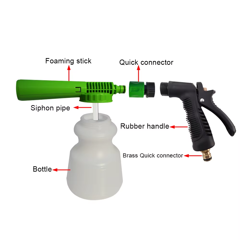 低圧洗車フォームガン フォームキャノン スノーフォームランス - Bear Spray Clip のレビューと価格