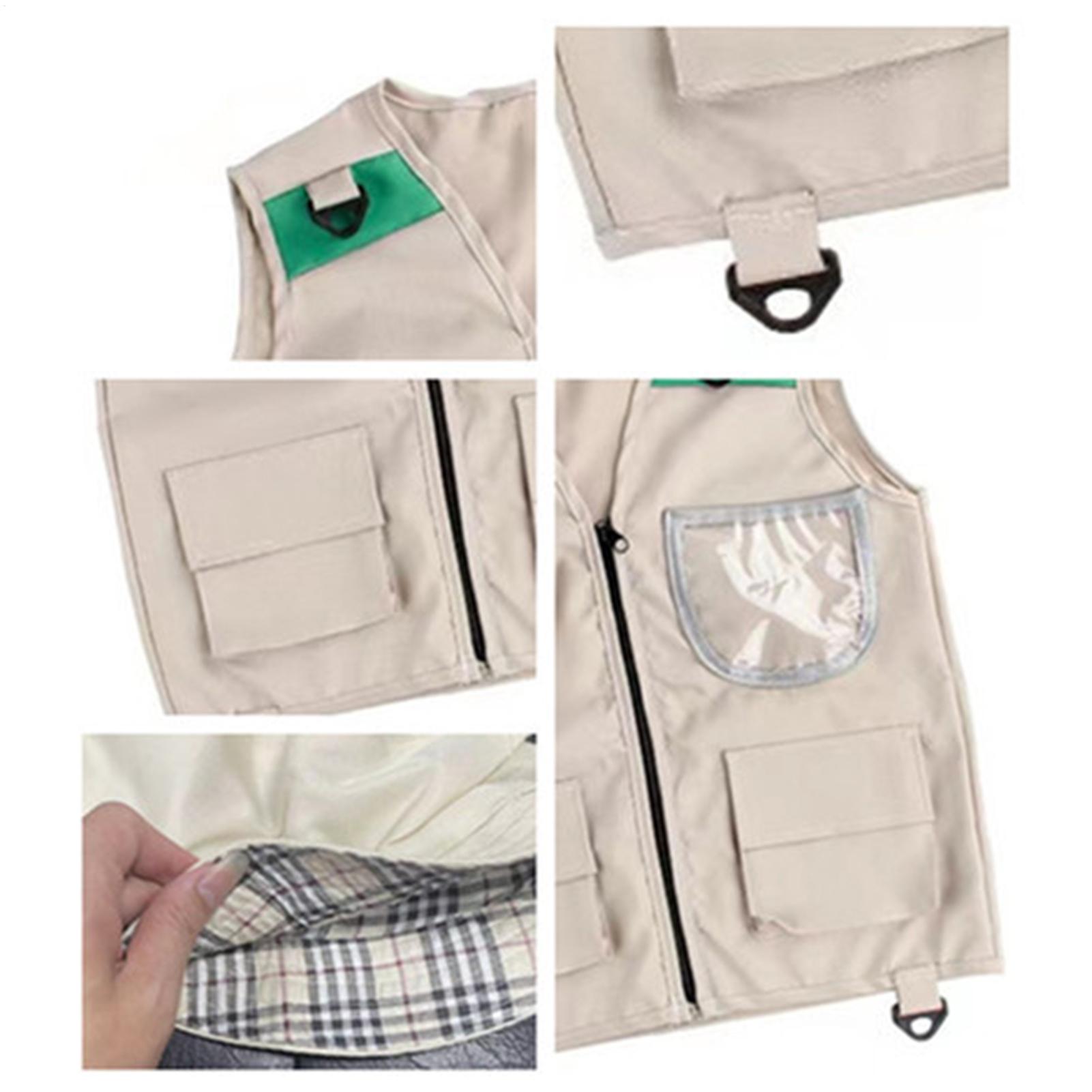 サファリキッズアウトドアエクスプローラーキット、カーゴベスト - Outdoor Adventure Kit For Kids のレビューと価格