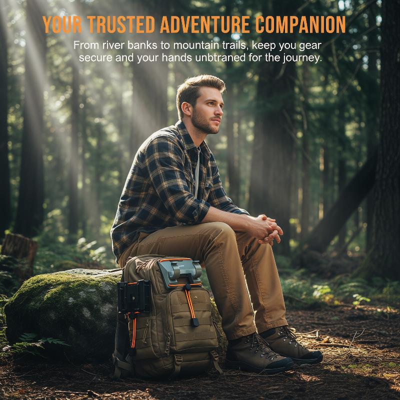 アウトドア360 °   回転ロッドホルダー ベルトクリップ - Outdoor Adventure Kayak のレビューと価格