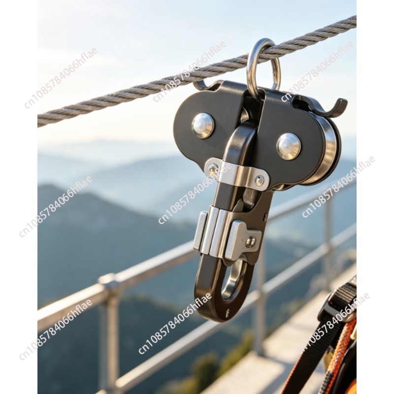 ヘビーデューティーダブルプーリー高所ジップラインシステム、ジ - Outdoor Adventure Zipline のレビューと価格
