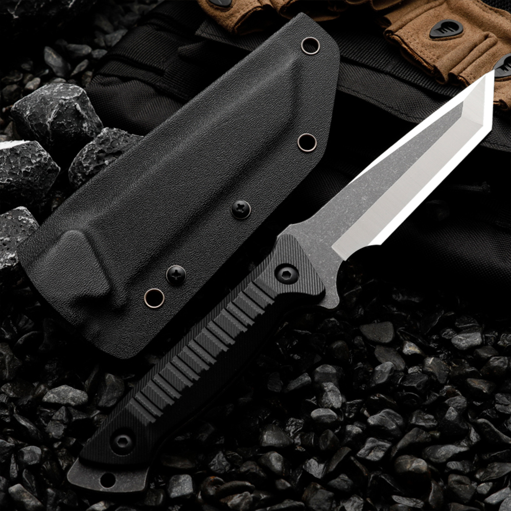 Huangfu-高硬度鋼屋外サバイバルナイフ、ポータブル、ハ - Survival Knife Full Tang のレビューと価格