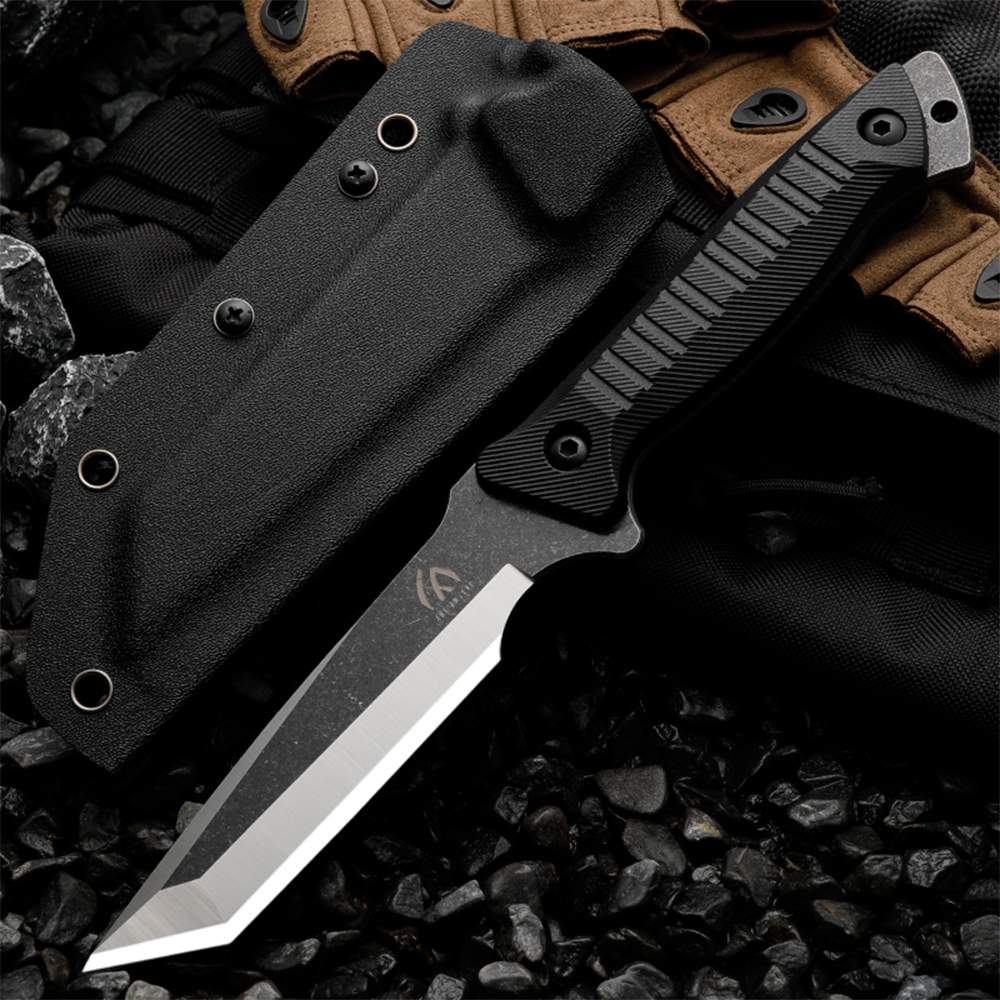 Huangfu-高硬度鋼屋外サバイバルナイフ、ポータブル、ハ - Survival Knife Full Tang のレビューと価格