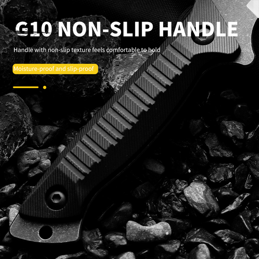 Huangfu-高硬度鋼屋外サバイバルナイフ、ポータブル、ハ - Survival Knife Full Tang のレビューと価格
