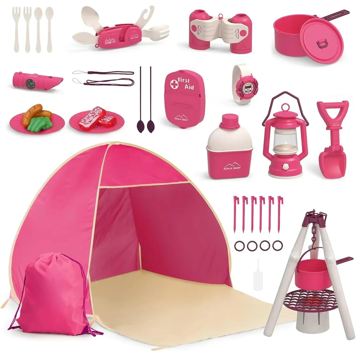 ‌ 子供用アウトドア自然探検おもちゃセット ビーチ砂遊びツー - Outdoor Adventure Kit For Kids のレビューと価格