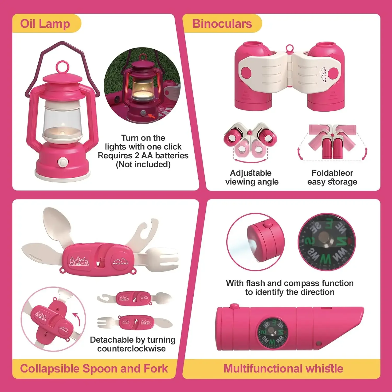 ‌ 子供用アウトドア自然探検おもちゃセット ビーチ砂遊びツー - Outdoor Adventure Kit For Kids のレビューと価格