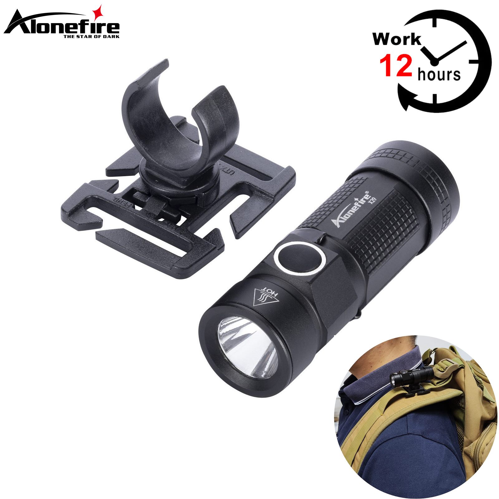Xpg-ミニLEDポータブル懐中電灯,リングクリップ,屋外バ - Outdoor Adventure Hours のレビューと価格