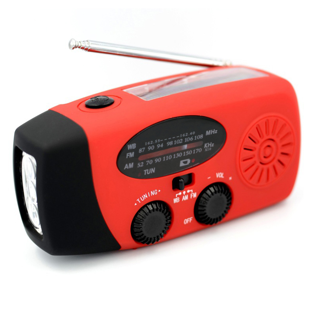 ポータブルソーラーハンドクランク,ラジオ,カメラ,fm,na - Emergency Radio Solar のレビューと価格