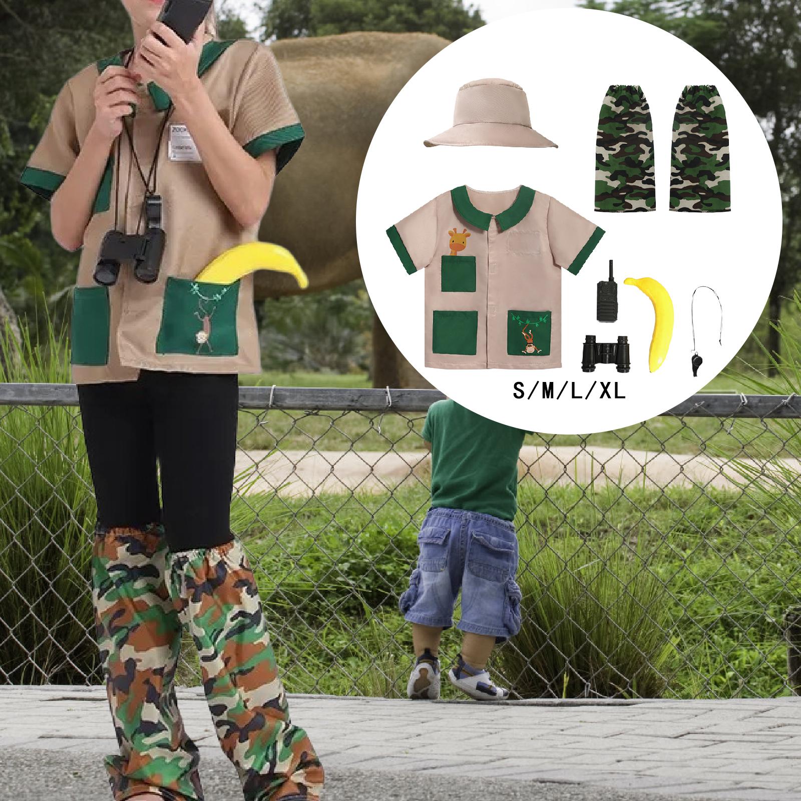 キッズエクスプローラーコスチュームセット ホイッスル 望遠鏡 - Outdoor Adventure Kit For Kids のレビューと価格