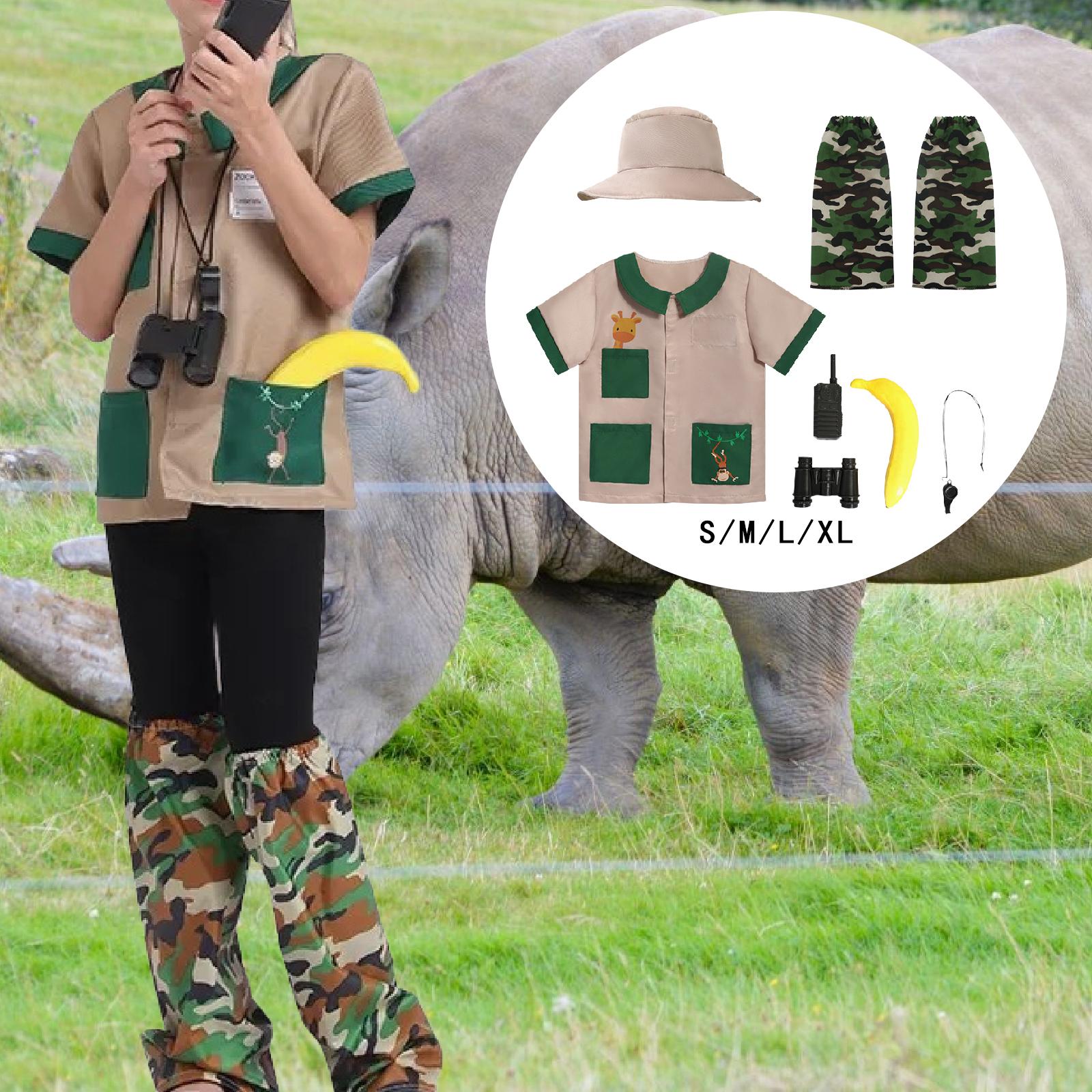 キッズエクスプローラーコスチュームセット ホイッスル 望遠鏡 - Outdoor Adventure Kit For Kids のレビューと価格