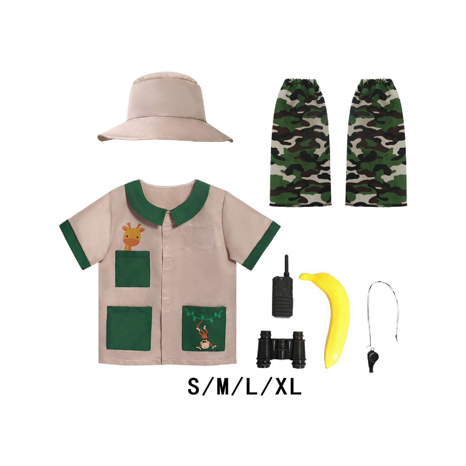 キッズエクスプローラーコスチュームセット ホイッスル 望遠鏡 - Outdoor Adventure Kit For Kids のレビューと価格