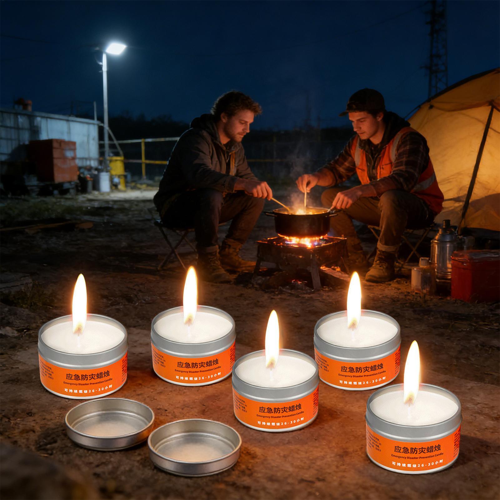 サバイバルキャンドル 安定した明るさ 清潔 26～30時間点 - Outdoor Adventure Hours のレビューと価格