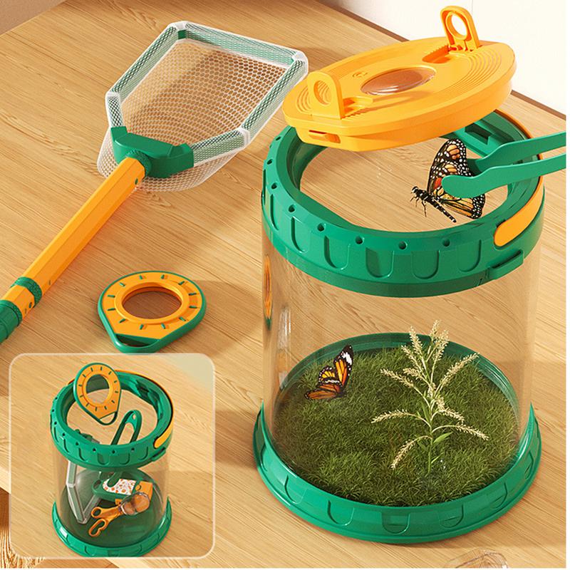 子供用バタフライキャッチャーキット,格納式キャッチャー,多用 - Outdoor Adventure Kit For Kids のレビューと価格
