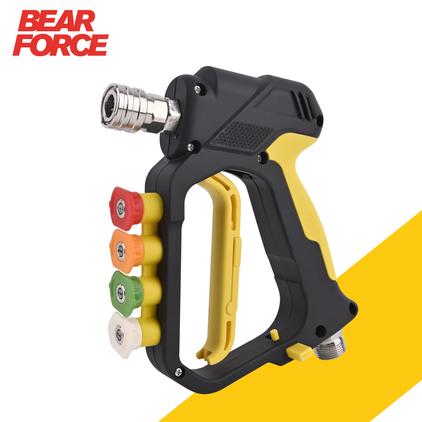 高圧洗浄機用ショートスプレーガン 最大5000 PSI 入口 - Bear Spray Clip のレビューと価格