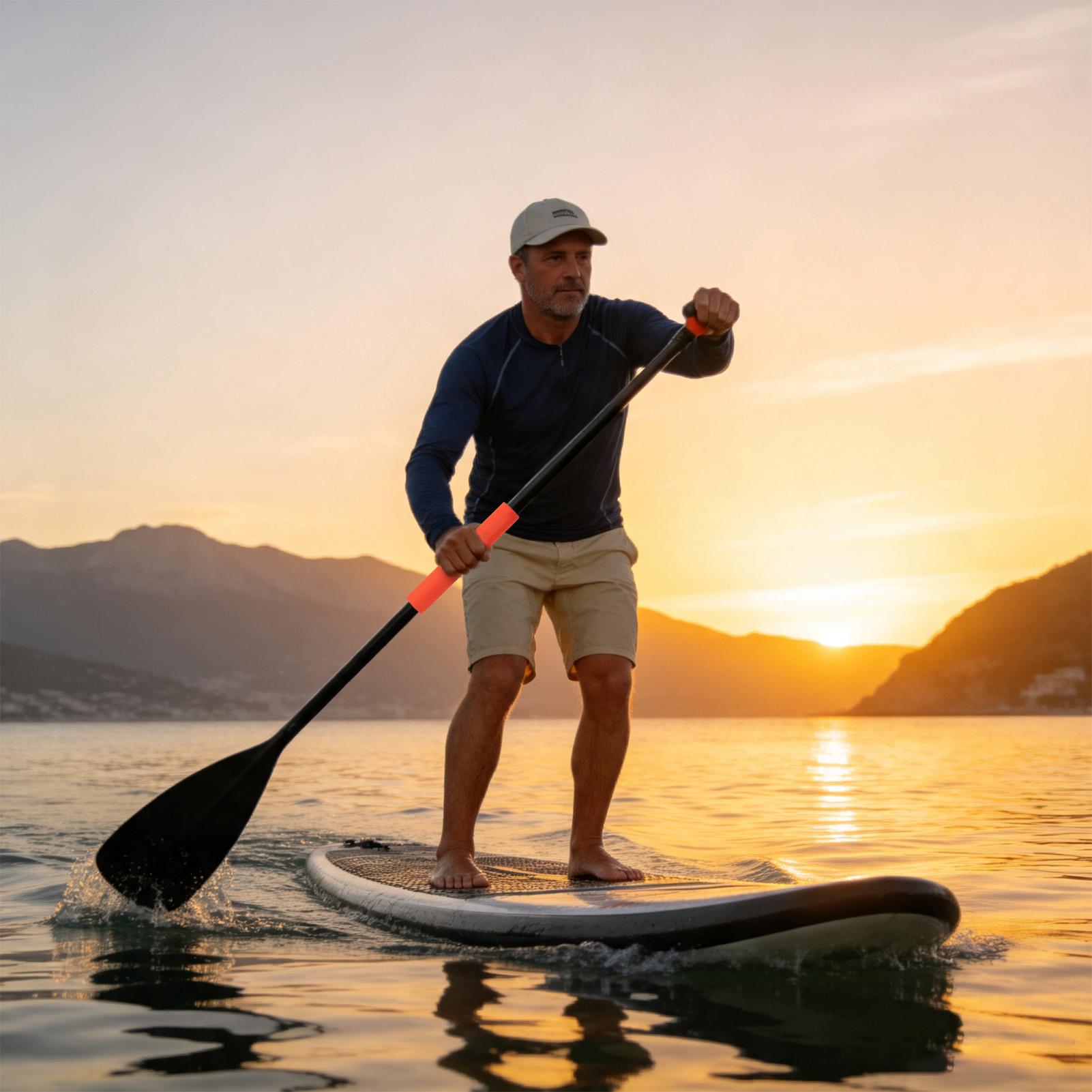 カヤック用パドルグリップ 1組 滑り止めハンドルカバー グリ - Outdoor Adventure Kayak のレビューと価格