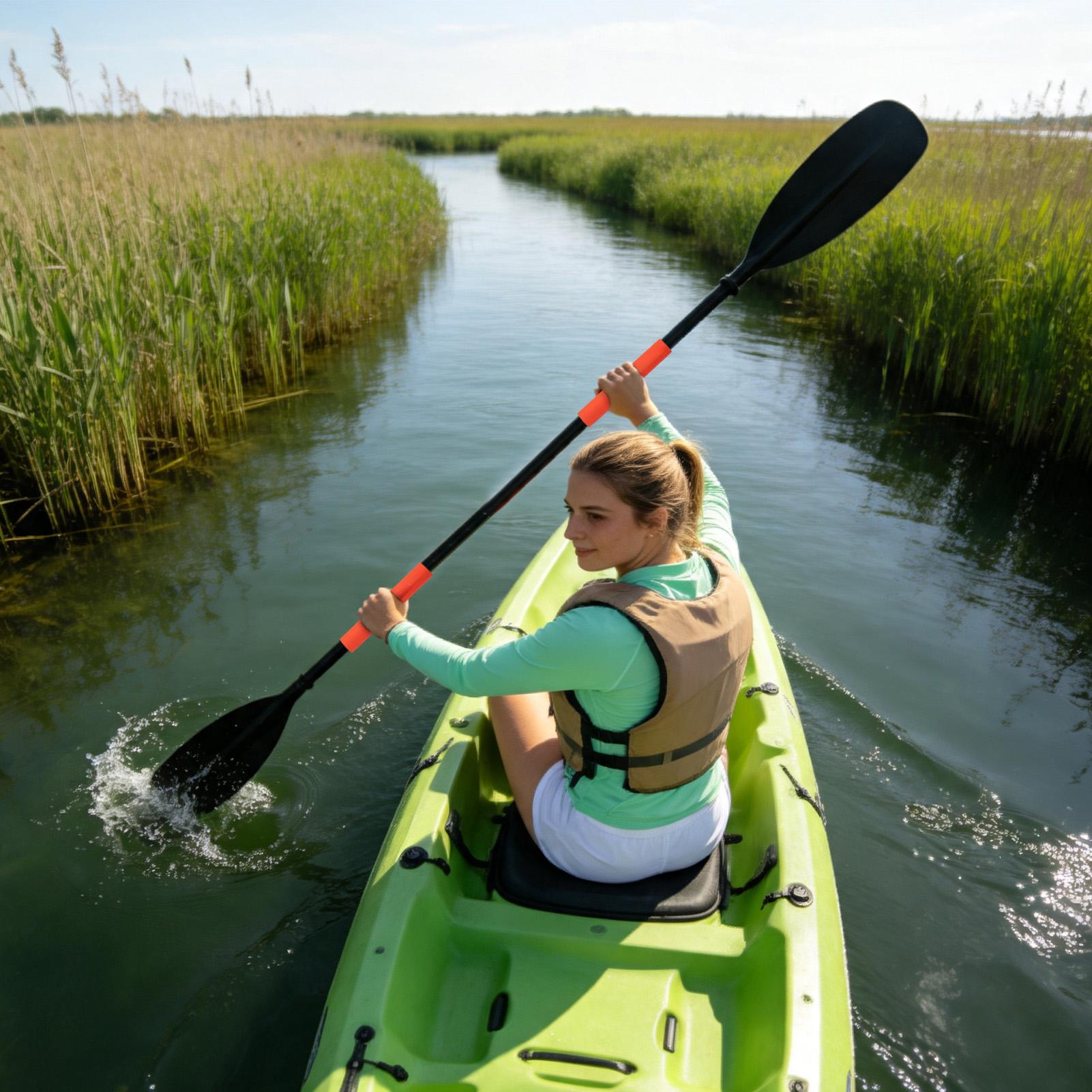 カヤック用パドルグリップ 1組 滑り止めハンドルカバー グリ - Outdoor Adventure Kayak のレビューと価格
