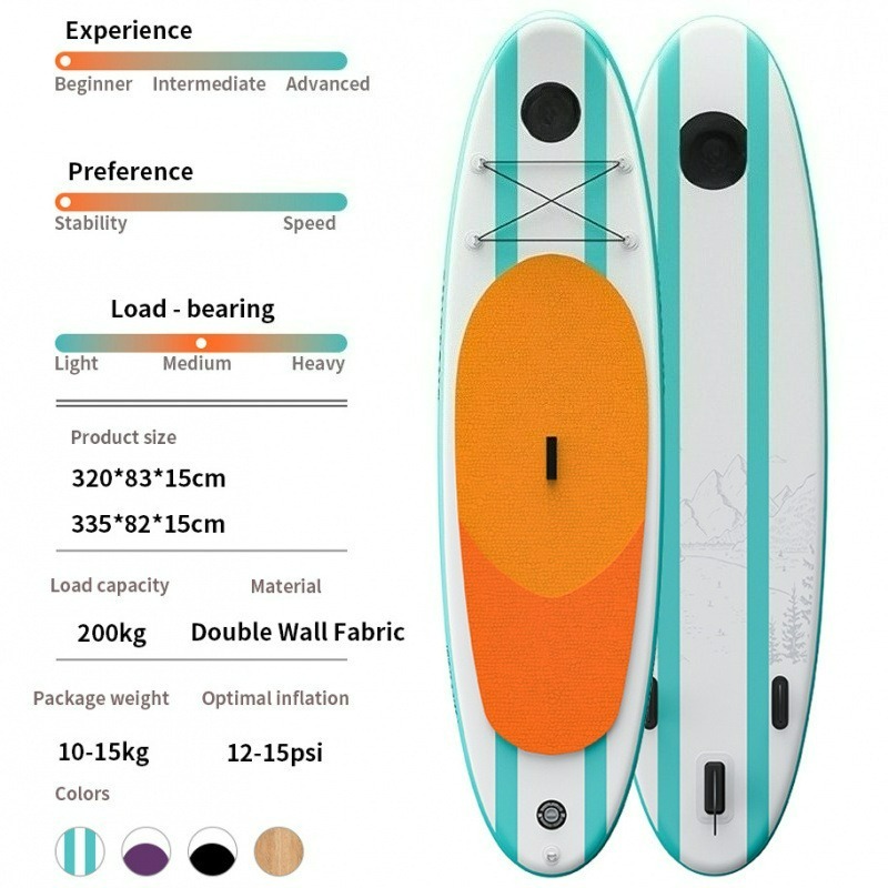折りたたみ式、空気注入式のスタンドアップパドルボード、保管や - Outdoor Adventure Stores のレビューと価格