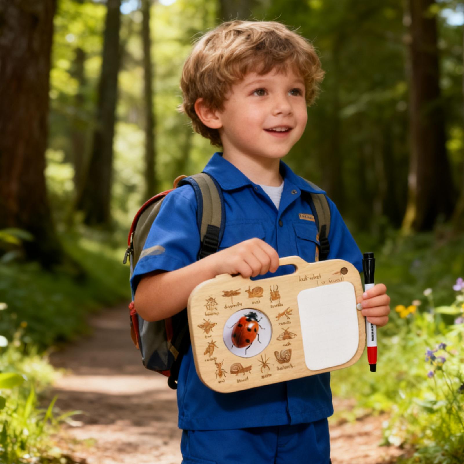 自然探検おもちゃ 植物顕微鏡 教育用ギア 子供用アウトドアア - Outdoor Adventure Kit For Kids のレビューと価格