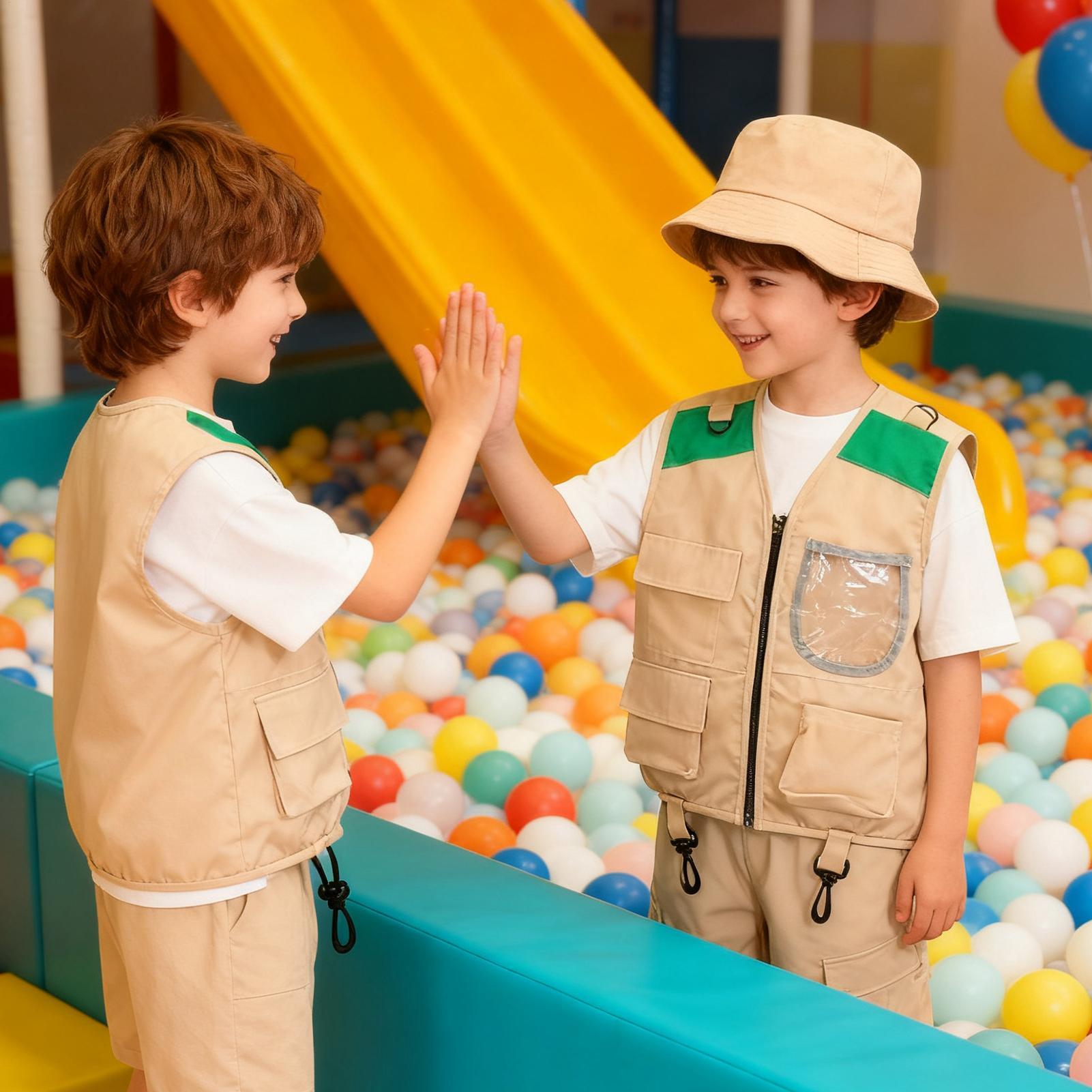 サファリ探検家コスチューム キッズロールプレイアウトドアアド - Outdoor Adventure Kit For Kids のレビューと価格