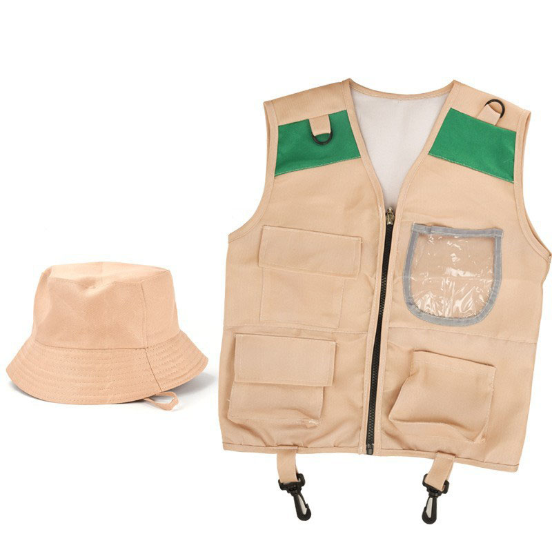 2026年新作 キッズエクスプローラーハット＆ベスト ドレス - Outdoor Adventure Kit For Kids のレビューと価格