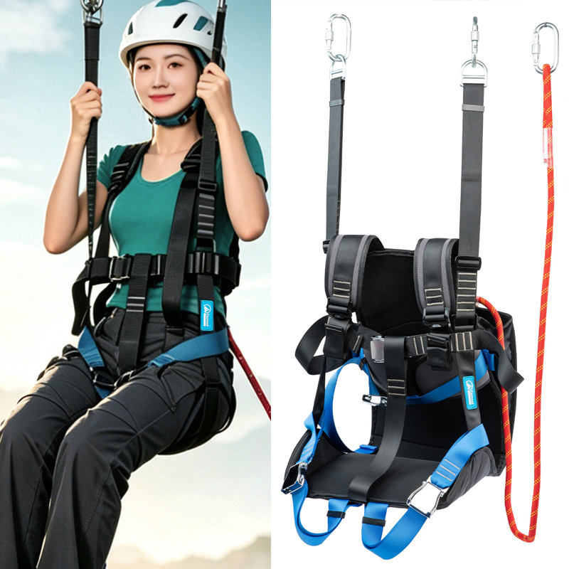屋外高所ジップライン安全シート、パラグライダー景勝地アドベン - Outdoor Adventure Zipline のレビューと価格