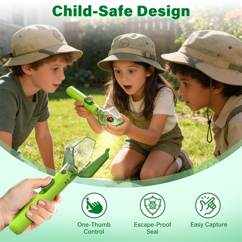 子供用バグキャッチャー 6倍拡大鏡付きエクスプローラーキット - Outdoor Adventure Kit For Kids のレビューと価格