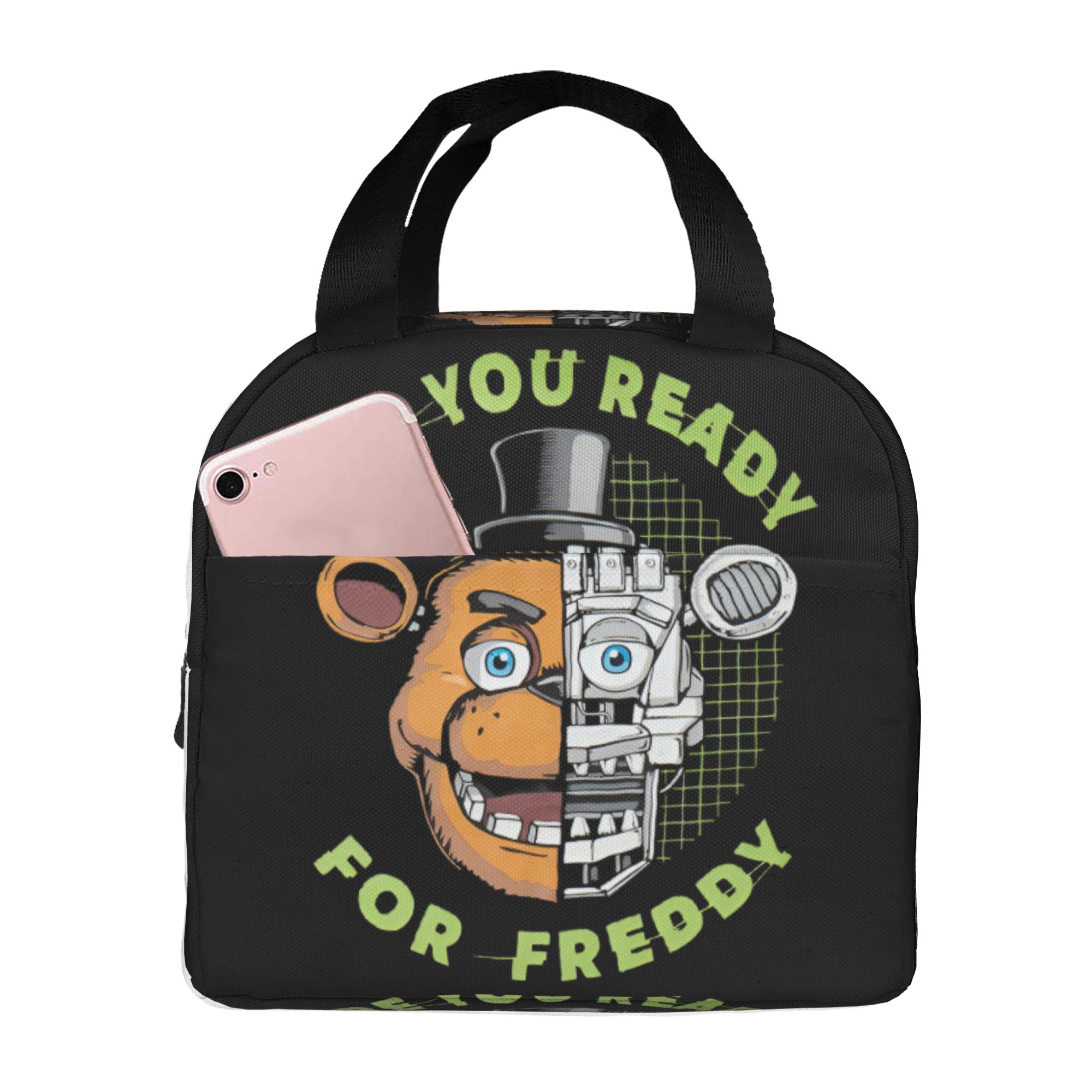 カスタム FNAF At Freddys 断熱ランチバッグ  - Outdoor Adventure At のレビューと価格